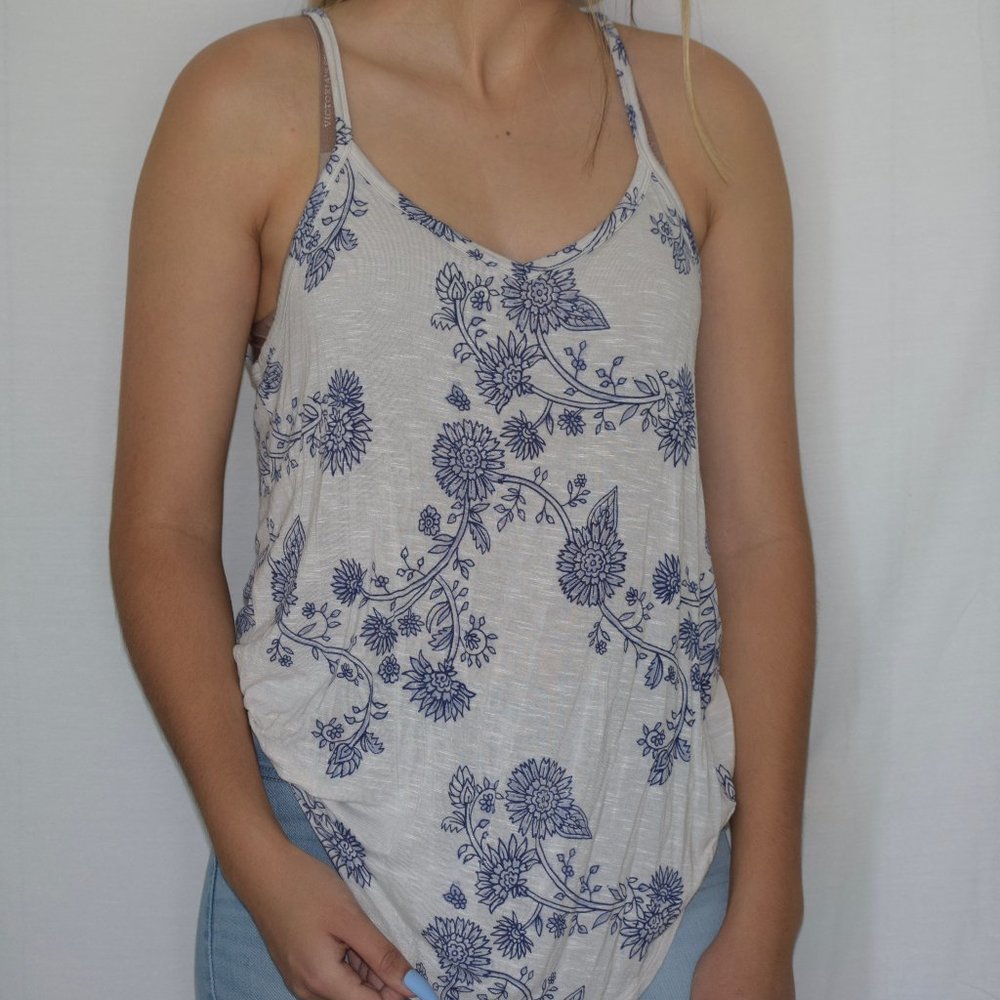 white tank top